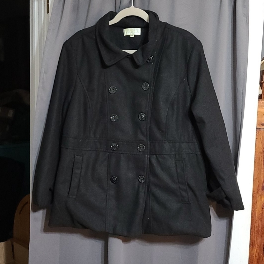 H B by Harve Benard wool blend coat‎ size 1X